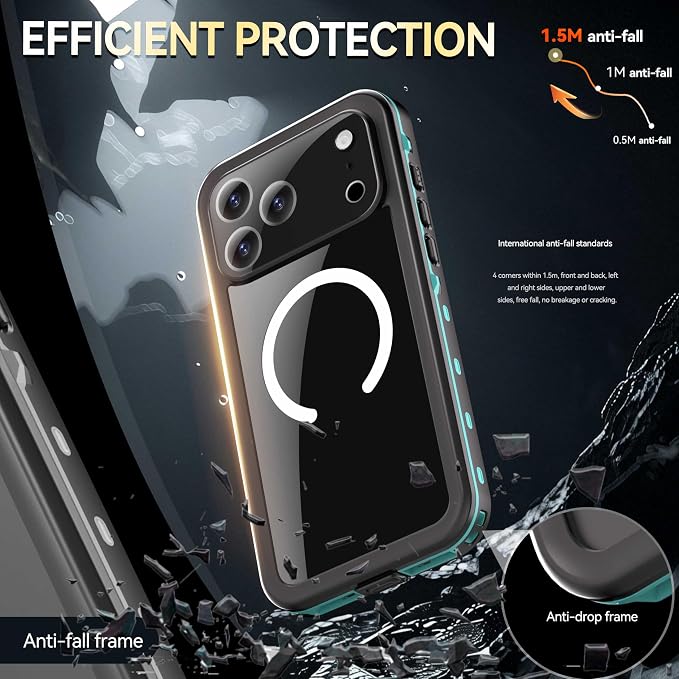 Compatible for iPhone 17 Pro Max Case 6.9" Waterproof 【Compatible - Image 4