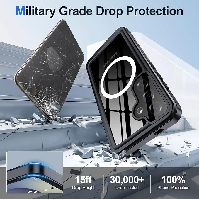 ANTSHARE IP68 Waterproof Case for Samsung Galaxy S25 - Image 4