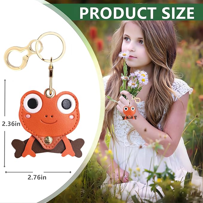 Leather Keychain Holder Case Compatible - Image 2
