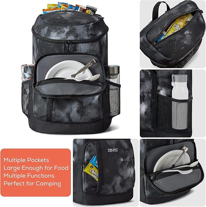 TOURIT Cooler Backpack Lightweight Insulated Backpack Cooler Leak-Proof - Image 2
