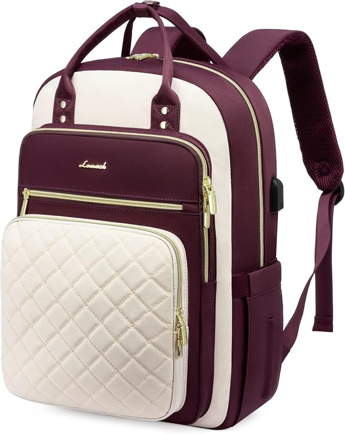 LOVEVOOK Laptop Backpack for Women, Fashion Travel Work Commuter Backpack Purse by LOVEVOOK