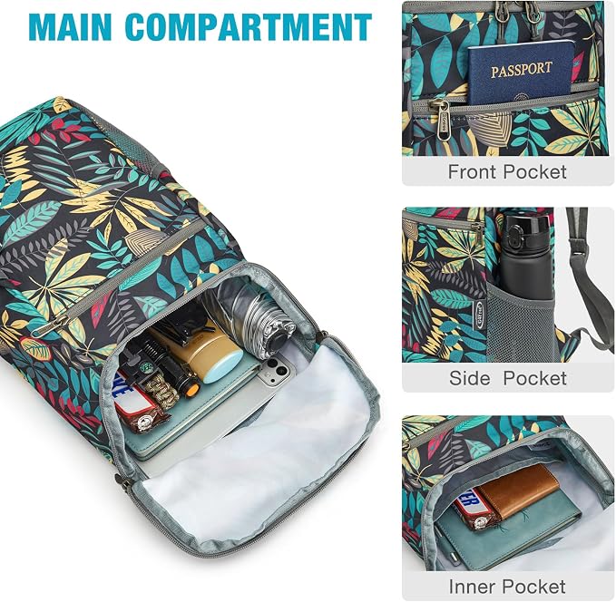 G4Free Lightweight Packable Hiking Backpack - Image 7