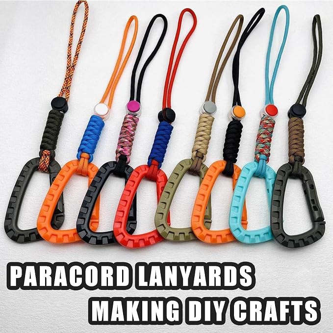 Tactical Gear Carabiner Keychain Clip Plastic D-Rings Large Key Chain Heavy - Image 7