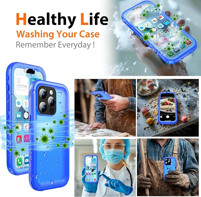 Cozycase Compatible with iPhone 14 Pro Waterproof Case - Image 10