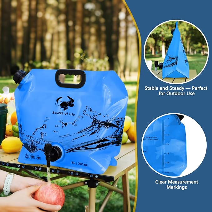 Water Jug Camping 2.1 Gallon Collapsible - Image 5
