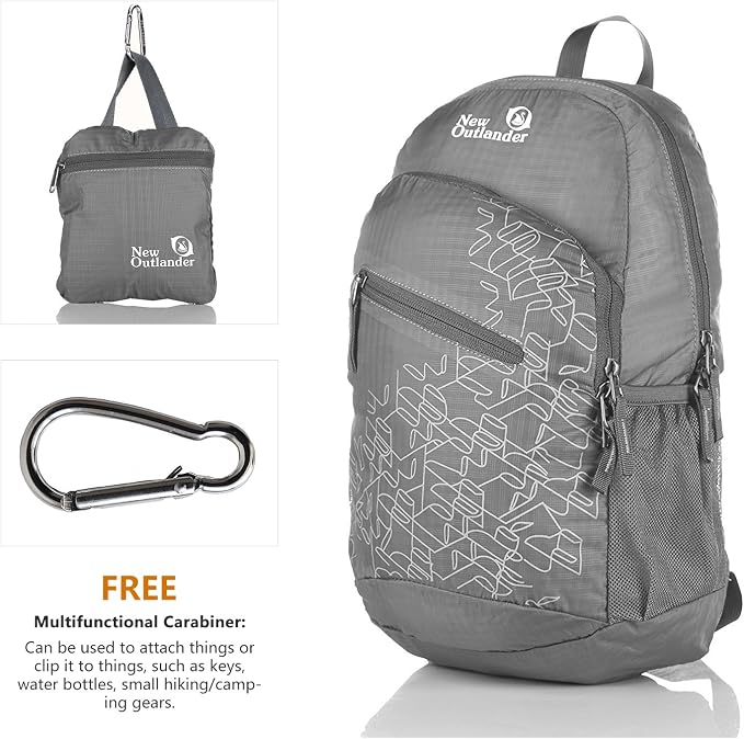 Outlander Packable Handy Lightweight Travel Hiking Backpack Daypack - Image 2