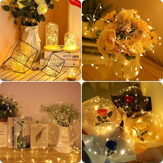 24 Pack Fairy Lights Battery Operated 7 Feet 20 Led Christmas Twinkle String - Image 3