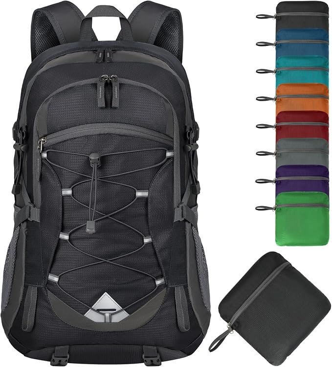 IGOLUMON Hiking Backpack 40L Packable Lightweight Camping Backpack Men Women by IGOLUMON