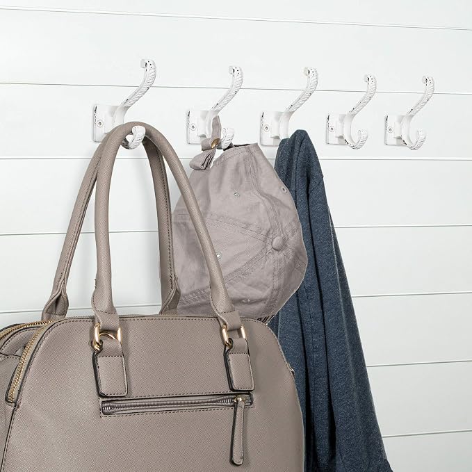 Claimed Corner Iron Scroll Coat Hooks - Image 4