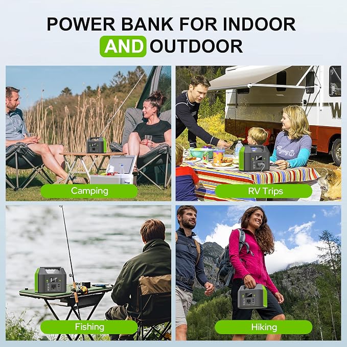 SinKeu Portable Power Station, 122.8Wh LiFePO4 Battery - Image 7