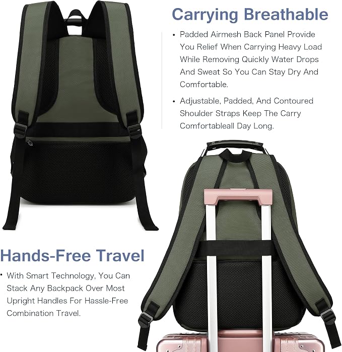 Boavan Laptop Backpack for men, 15.6 inch Laptop Bag - Image 3