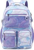 Lohol Multi-Pocket Backpack for School College Travel, Heavy Duty Big Bookbag by Lohol