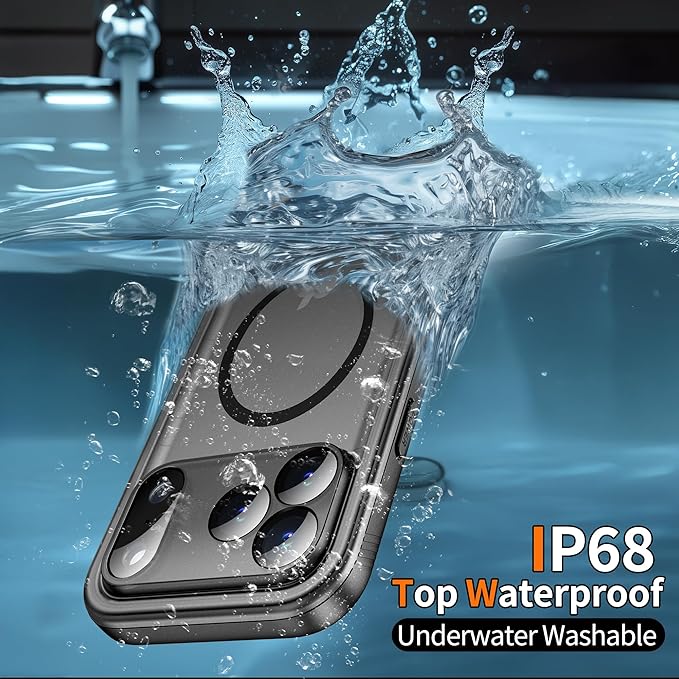 Cozycase for iPhone 17 Pro Waterproof Case Full-Body Bumper Shockproof - Image 3