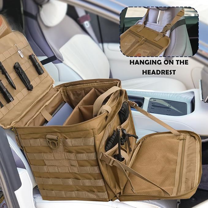 SCAVATA Patrol Bag Law Enforcement, Police Gear Car Front Seat Vehicle - Image 6