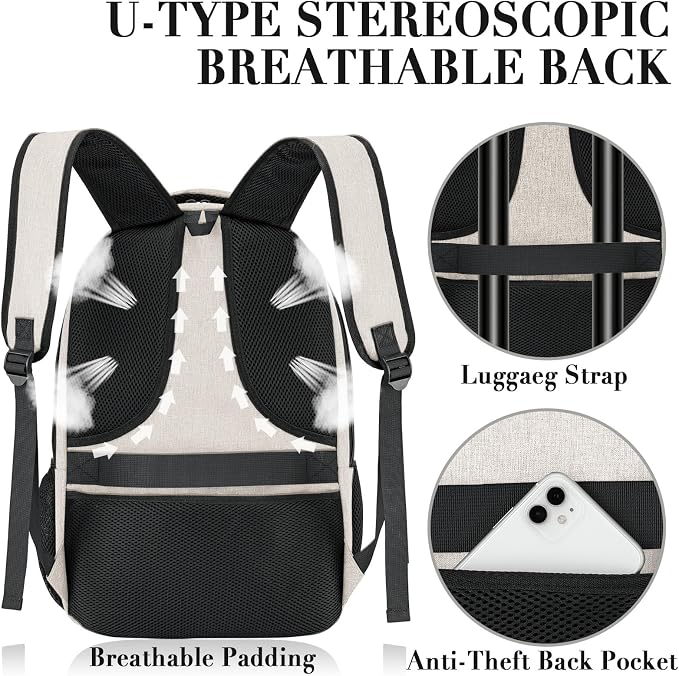 BIKROD Backpack for Women and Men, Extra Large School Backpacks for Teens - Image 6