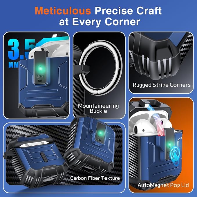 Armoured Heavy Duty for AirPods 1/2 Generation Case - Image 6