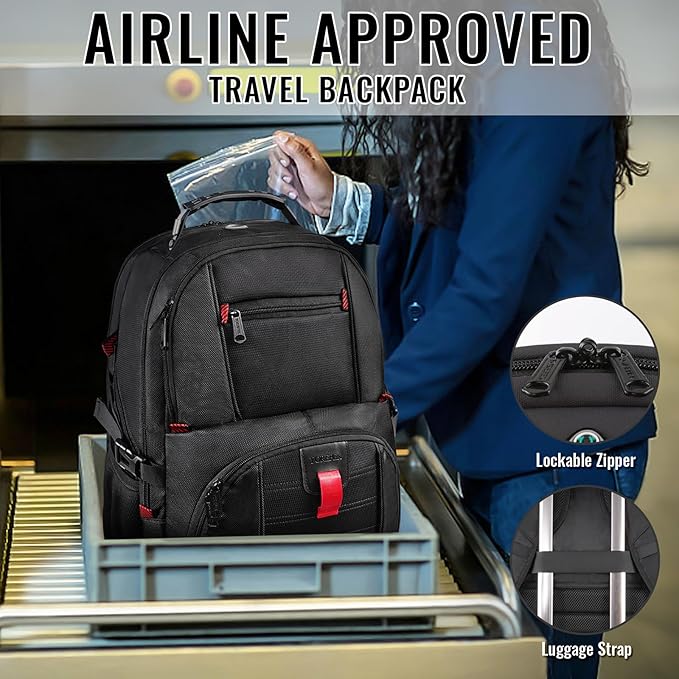 YOREPEK Large Backpack for Men, Extra Large Laptop Backpacks for Men Women - Image 5