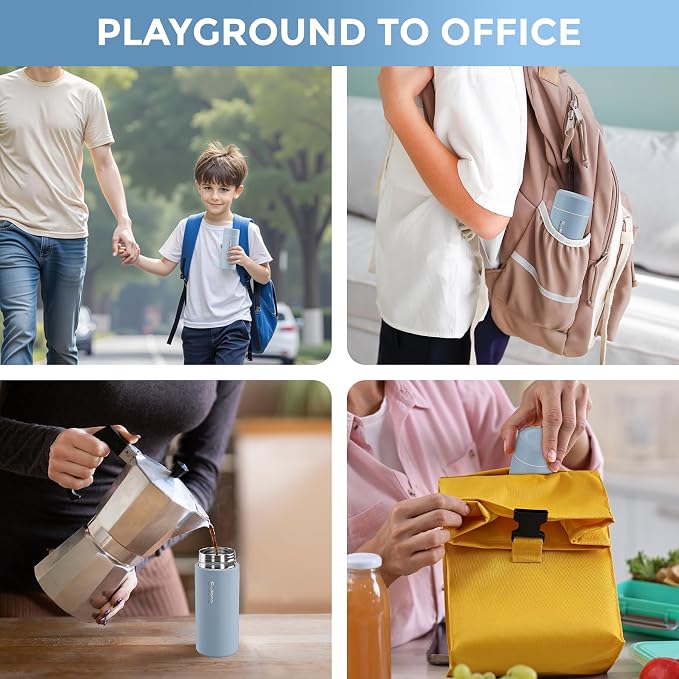 【Upgraded】Exllena Small Insulated Water Bottle 8 oz/250ml– Mini Insulated Water - Image 7