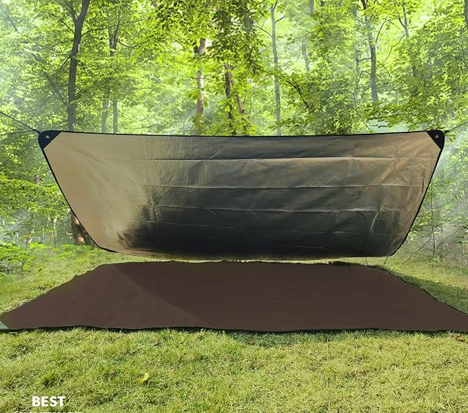 Heavy Duty Survival Blanket -Multifunctional Reflective Tarp Thermal Blanket - Image 5