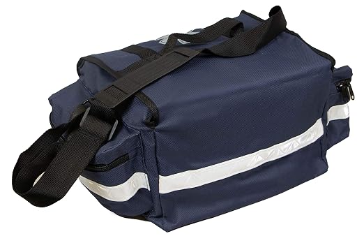 Primacare KB-RO74-B First Responder Trauma Bag, Side Pockets, Reflective Strip - Image 6