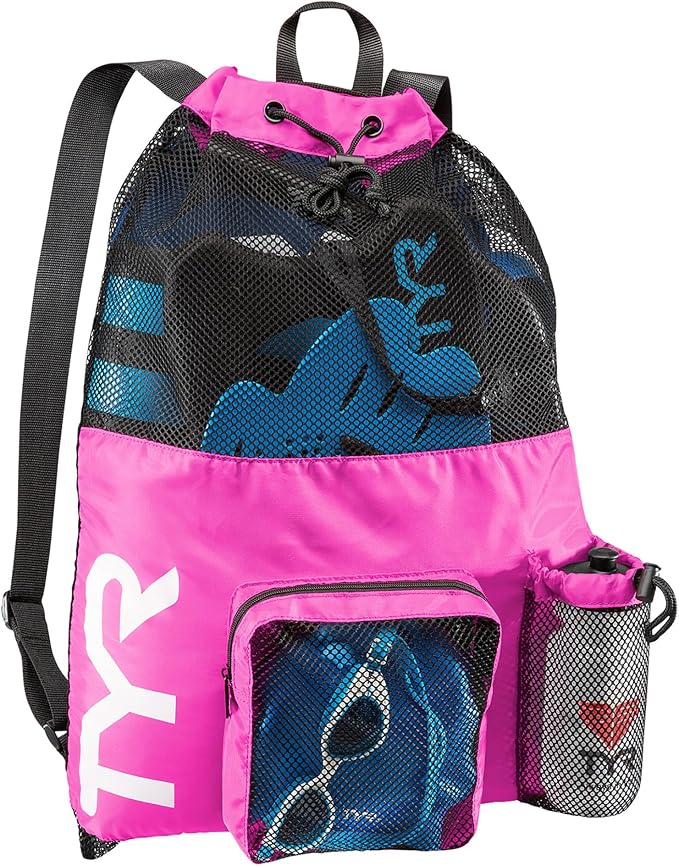TYR Big Mesh Mummy Backpack For Wet Swimming, and Workout Gear by TYR