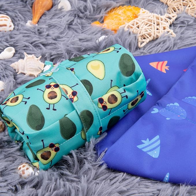 ALVABABY 2pcs Cloth Diaper Wet Dry Bags Waterproof Reusable - Image 5