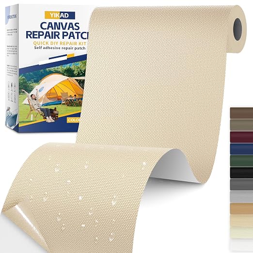Fabric Repair Tape, Self Adhesive Canvas Repair Patch, Waterproof Outdoor by Unknown