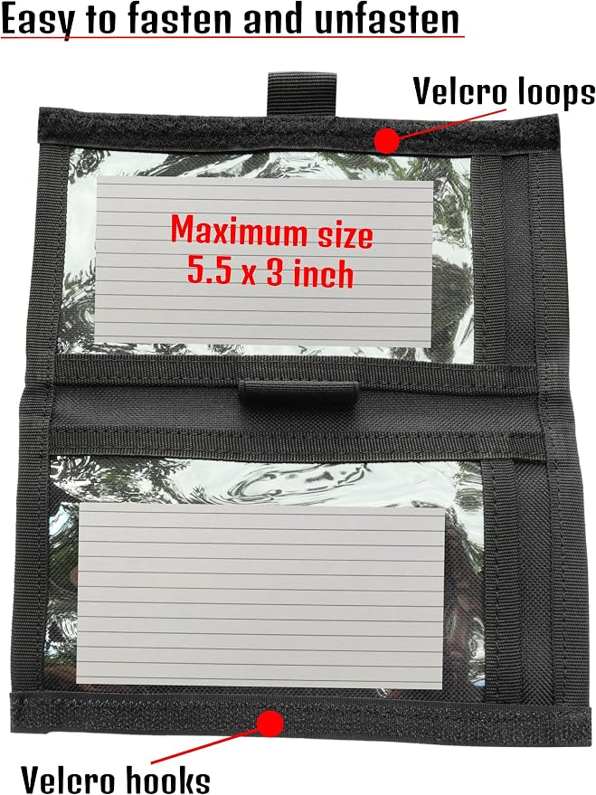 Underalert Tactical Wristband Dope Card Holder Sniper Data Book Quarterback - Image 7