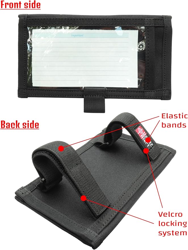 Underalert Tactical Wristband Dope Card Holder Sniper Data Book Quarterback - Image 6