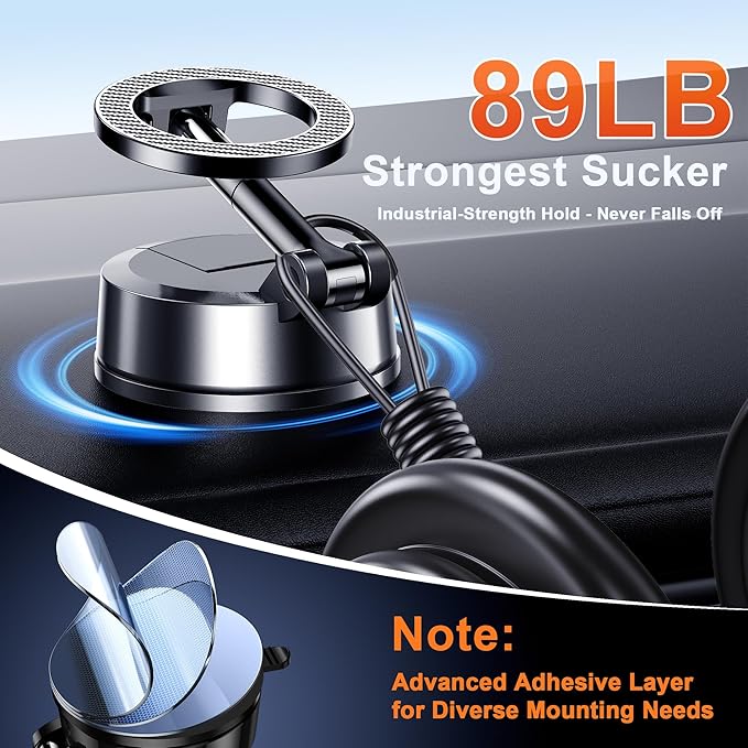 Qifutan for MagSafe Dash Mounted Holders Phone Holders for Your Car Phone Mount - Image 2