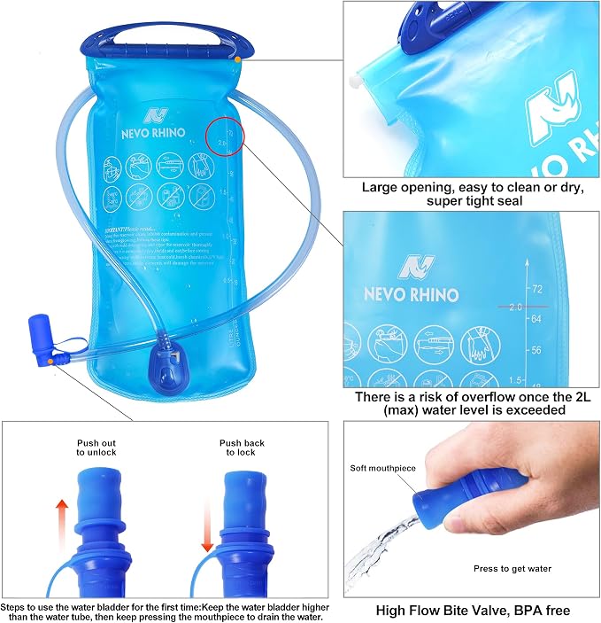 Lightweight Hydration Backpack, Running Backpack - Image 7