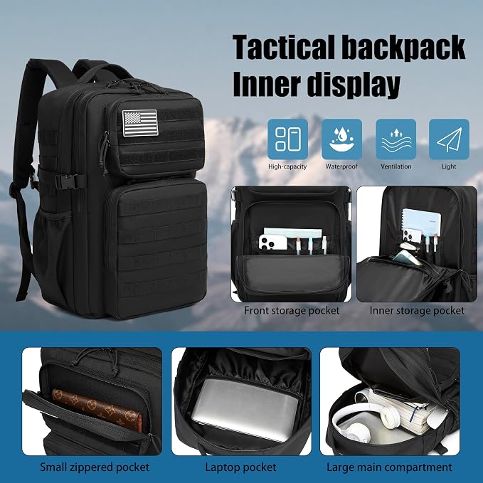 Wotony Military Tactical Backpack - Image 5