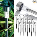 GIGALUMI 16 Pack Solar Lights Outdoor Waterproof, Stainless Steel LED Solar by GIGALUMI