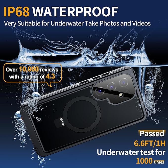 ANTSHARE IP68 Waterproof Case for Samsung Galaxy S25 Ultra - Image 3