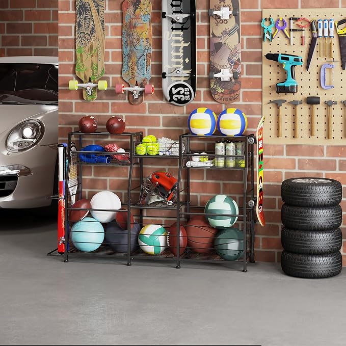 Garage Sports Equipment Organizer - Image 4