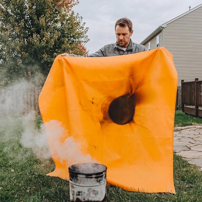 Fire Blanket | Not Prickly Prepared Fire Suppression | 40"x40" Fire Blankets - Image 8