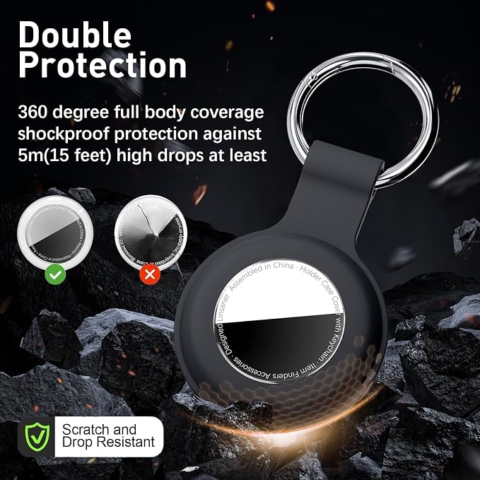 Linsaner Waterproof for AirTag 2nd Gen & 1st Gen Holder Case for Air Tags - Image 3