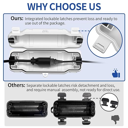 6 Pack Outdoor Extension Cord Safety Cover - Image 4
