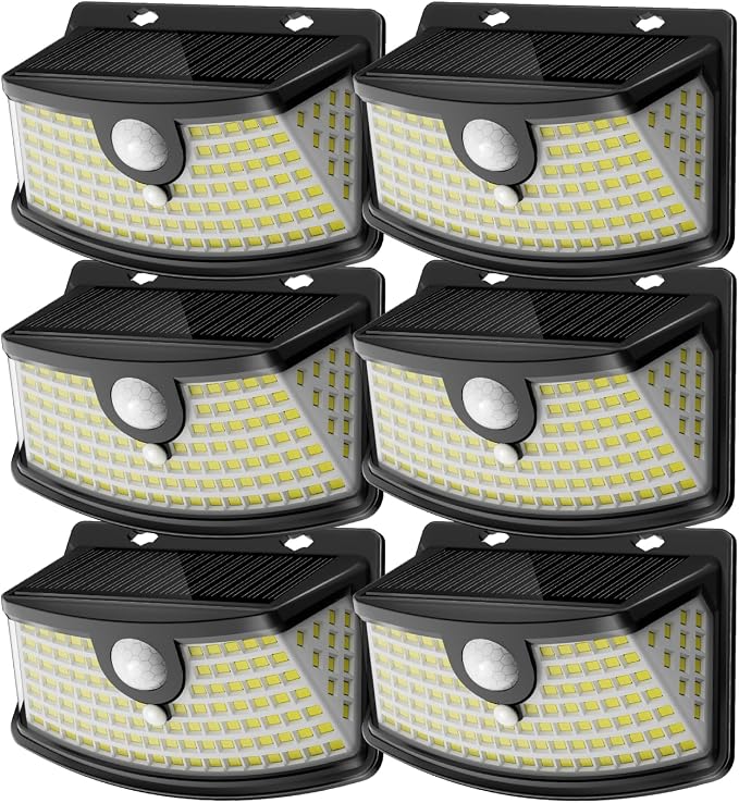 Aootek New Solar Motion Sensor Lights 120 LEDs by Lightupeveryconer
