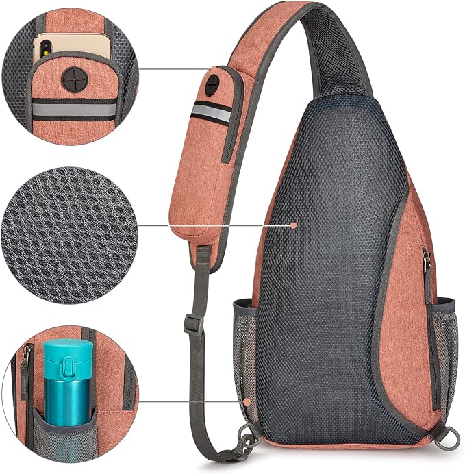 G4Free Sling Bag RFID Blocking Sling Backpack Crossbody Chest Bag Daypack - Image 6