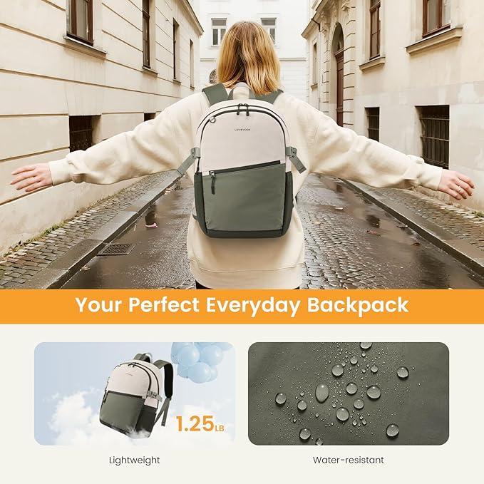 LOVEVOOK Everyday Backpack for Women, Chic Versatile Backpack - Image 4