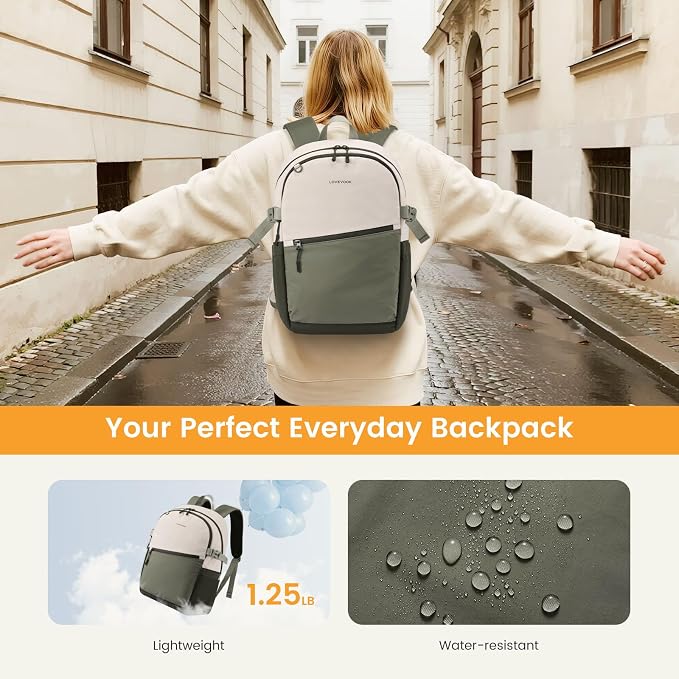 LOVEVOOK Everyday Backpack for Women, Chic Versatile Backpack - Image 4