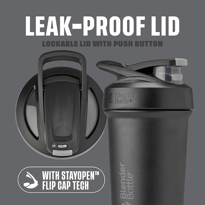 BlenderBottle Sport Sleek Shaker Cup Insulated Stainless Steel Water Bottle - Image 2
