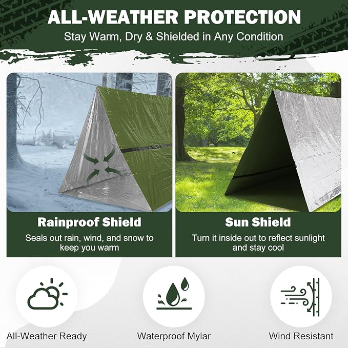 Emergency Survival Tent Life Shelter - Image 8
