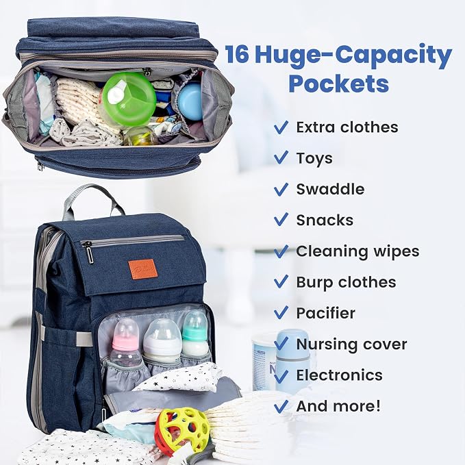 PILLANI Baby Diaper Bag Backpack - Image 2