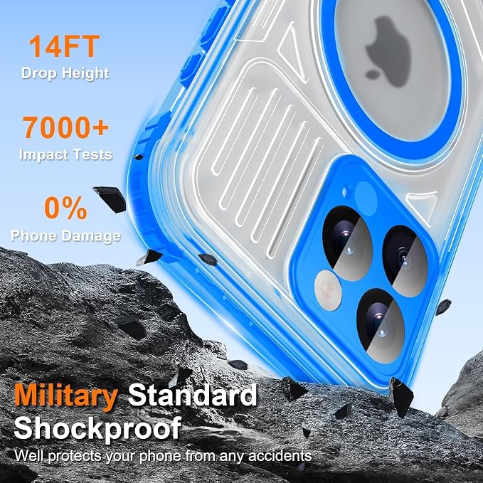 WIFORT for iPhone 15 Pro Max Waterproof Case, 360 Full Body Sealed Protection - Image 9