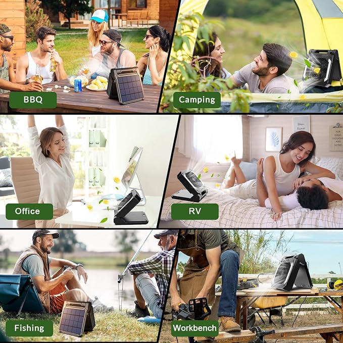 20000mAh Portable Fan Rechargeable - Image 8