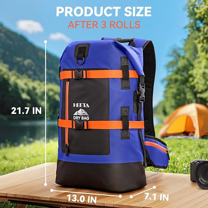 HEETA Dry Bags Waterproof Backpack 40L - Image 4