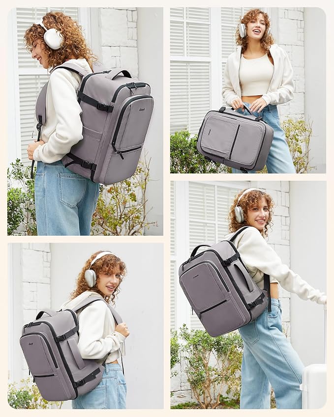 LOVEVOOK Travel Backpack for Women & Men, 40L Large Carry On Backpack Airline - Image 6