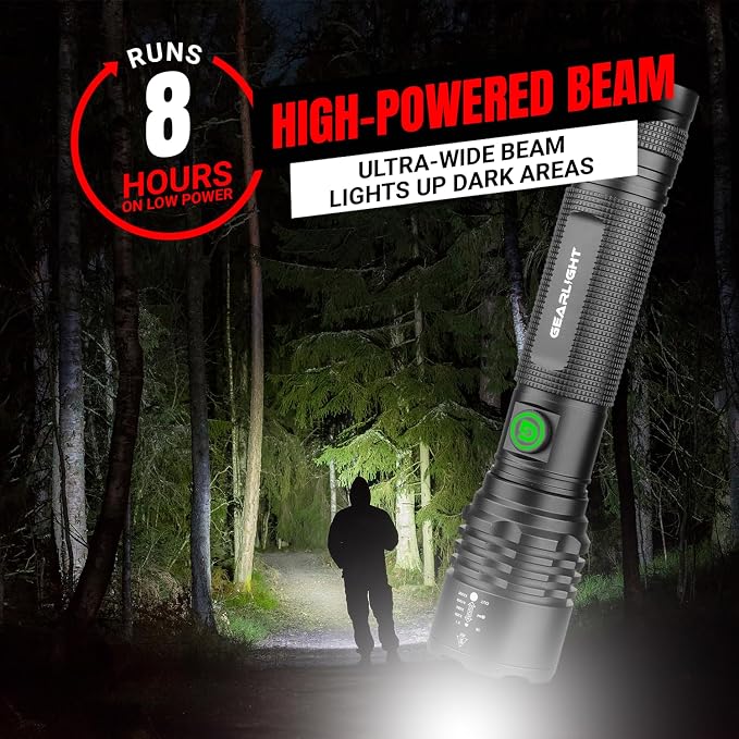 GearLight S2000 LED Rechargeable Flashlight High Lumens - Image 6